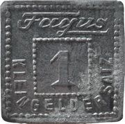 1 Pfennig - Alfeld Fagus G.M.B.H., Germany,  reverse image