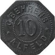 10 Pfennig - Alfeld C. Behrens obverse image
