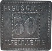 50 Pfennig - Alfeld Fagus G.M.B.H. obverse image
