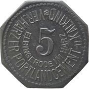 5 Pfennig - Elbingerode Ver. Harzer Portlandcement u. Kalkind. obverse image