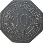 10 Pfennig - Elbingerode Ver. Harzer Portlandcement u. Kalkind. obverse image