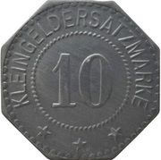 10 Pfennig - Elbingerode Ver. Harzer Portlandcement u. Kalkind., Germany,  reverse image