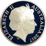 5 Dollars - Elizabeth II 4th Portrait - Queen's Baton Relay - Silver Proof obverse image