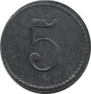 5 Pfennig - Fallingbostel, Germany, 1918 reverse image