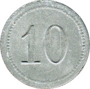 10 Pfennig - Fallingbostel, Germany, 1918 reverse image
