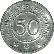 50 Pfennig - Freden am Leine Glasfabrik Schildhorst, Germany,  reverse image