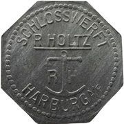 10 Pfennig - Harburg Schlosswerft R. Holtz obverse image