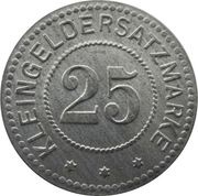 25 Pfennig - Harburg Schlosswerft R. Holtz, Germany,  reverse image