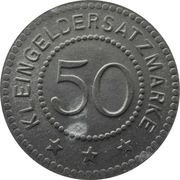 50 Pfennig - Harburg Schlosswerft R. Holtz, Germany,  reverse image