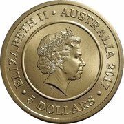 5 Dollars - Elizabeth II 4th Portrait - Planetary Coins - The Sun obverse image
