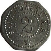 2 Pfennig - Hildesheim Senkingwerk A.G. obverse image