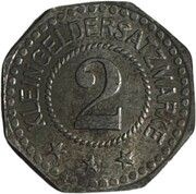 2 Pfennig - Hildesheim Senkingwerk A.G., Germany,  reverse image