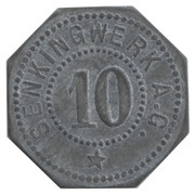 10 Pfennig - Hildesheim Senkingwerk A.G. obverse image
