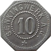 10 Pfennig - Hildesheim Senkingwerk A.G. obverse image