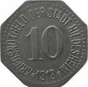 10 Pfennig - Hildesheim obverse image