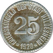 25 Pfennig - Hildesheim obverse image