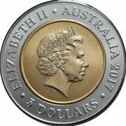 5 Dollars - Elizabeth II 4th Portrait - Planetary Coins - Saturn obverse image