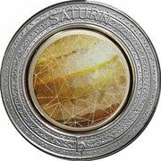 5 Dollars - Elizabeth II 4th Portrait - Planetary Coins - Saturn reverse image
