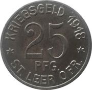25 Pfennig - Leer in Ostfriesland obverse image