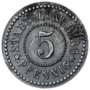 5 Pfennig - Lüneburg obverse image