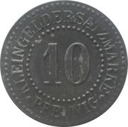 10 Pfennig - Lüneburg, Germany, 1917 reverse image