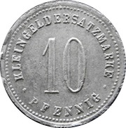 10 Pfennig - Meppen Heseper Torfwerk G.M.B.H., Germany,  reverse image
