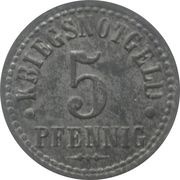 5 Pfennig - Northeim, Germany, 1918 reverse image