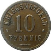 10 Pfennig - Northeim, Germany, 1918 reverse image
