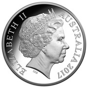 5 Dollars - Elizabeth II 4th Portrait - Century of the Battle of Beersheba - Silver Proof obverse image