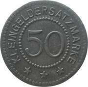 50 Pfennig - Peine, Germany, 1918 reverse image