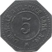 5 Pfennig - Quakenbrück, Germany, 1917 reverse image