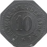 10 Pfennig - Quakenbrück, Germany, 1917 reverse image