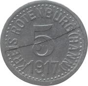 5 Pfennig - Rotenburg obverse image