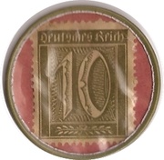 10 Pfennig - Settrup Tebbenhoff reverse image