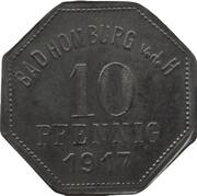 10 Pfennig - Bad Homburg vor der Höhe obverse image