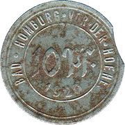 10 Pfennig - Bad Homburg vor der Höhe obverse image