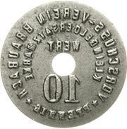 10 Pfennig - Braubach, Germany,  reverse image