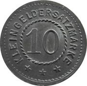 10 Pfennig - Braubach Blei- and Silberhütte, Germany,  reverse image