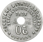 50 Pfennig - Braubach, Germany,  reverse image