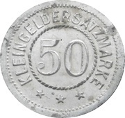 50 Pfennig - Braubach Blei- and Silberhütte, Germany,  reverse image