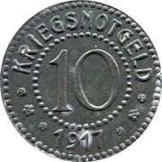 10 Pfennig - Dillkreis, Germany, 1917 reverse image