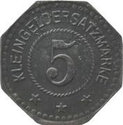 5 Pfennig - Eschwege, Germany,  reverse image