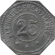 25 Pfennig - Eschwege, Germany,  reverse image