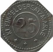 25 Pfennig - Eschwege, Germany,  reverse image