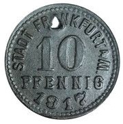 10 Pfennig - Frankfurt am Main obverse image