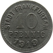 10 Pfennig - Frankfurt am Main obverse image