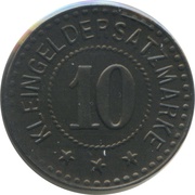 10 Pfennig - Fulda, Germany, 1919 reverse image