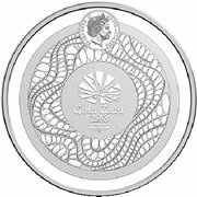 5 Dollars - Elizabeth II 4th Portrait - Commonwealth Games - Silver Proof obverse image