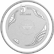 5 Dollars - Elizabeth II 4th Portrait - Commonwealth Games - Silver Proof, Australia, 2018 reverse image