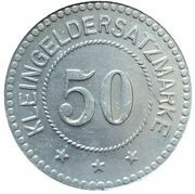 50 Pfennig - Fulda, Germany, 1918 reverse image